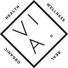 VIA HEALTH WELLNESS REAL ORGANIC logo