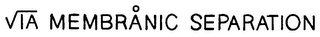 VIA MEMBRANIC SEPARATION logo