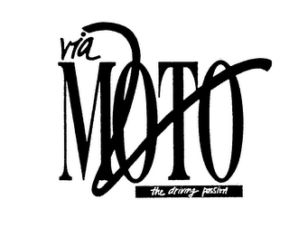 VIA MOTO THE DRIVING PASSION logo