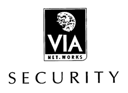 VIA NET.WORKS  S E C U R I T Y logo