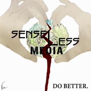 VIA SENSE LESS MEDIA DO BETTER. logo