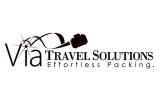 VIA TRAVEL SOLUTIONS EFFORTLESS PACKING. logo