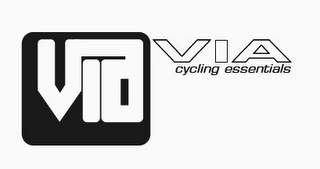 VIA VIA CYCLING ESSENTIALS logo