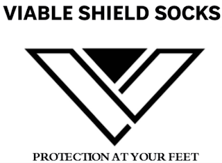 VIABLE SHIELD SOCKS PROTECTION AT YOUR FEET logo