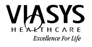 VIASYS HEALTHCARE EXCELLENCE FOR LIFE logo