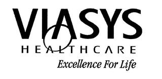 VIASYS HEALTHCARE EXCELLENCE FOR LIFE logo