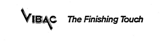 VIBAC THE FINISHING TOUCH logo