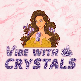 VIBE WITH CRYSTALS logo
