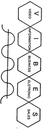 VIBES VIDEO INFORMATION BUSINESS ELECTRONICS SALES logo