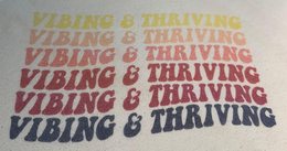 VIBING & THRIVING VIBING & THRIVING VIBING & THRIVING VIBING & THRIVING VIBING & THRIVING VIBING & THRIVING logo