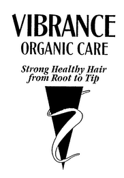 VIBRANCE ORGANIC CARE STRONG HEALTHY HAIR FROM ROOT TO TIP logo