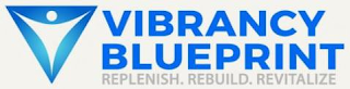 VIBRANCY BLUEPRINT REPLENISH. REBUILD. REVITALIZE logo