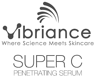 VIBRIANCE WHERE SCIENCE MEETS SKINCARE SUPER C PENETRATING SERUM logo