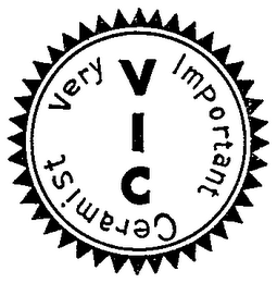VIC VERY IMPORTANT CERAMIST logo
