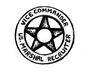 VICE COMMANDER US. MARSHAL RECRUITER logo