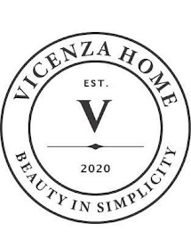 VICENZA HOME BEAUTY IN SIMPLICITY V EST. 2020 logo