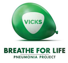 VICKS BREATHE FOR LIFE PNEUMONIA PROJECT logo