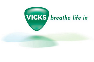 VICKS BREATHE LIFE IN logo