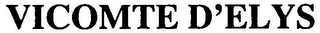 VICOMTE D'ELYS logo