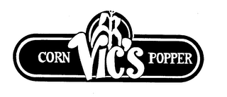 VIC'S CORN POPPER logo