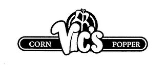 VIC'S CORN POPPER logo