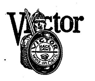 VICTOR HACKSAWS WINS ON MERIT logo