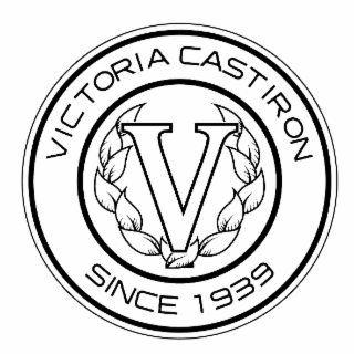VICTORIA CAST IRON V SINCE 1939 logo