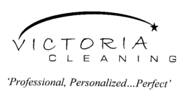 VICTORIA CLEANING 'PROFESSIONAL, PERSONALIZED...PERFECT' logo