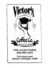 VICTOR'S COFFEE CO. & ROASTERS logo
