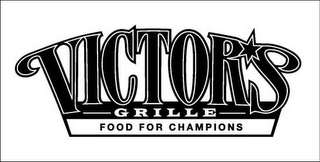 VICTORS GRILLE FOOD FOR CHAMPIONS logo