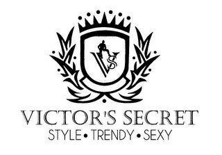 VICTOR'S SECRET STYLE·TRENDY·SEXY VS logo