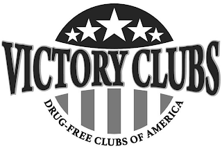 VICTORY CLUBS DRUG-FREE CLUBS OF AMERICA logo