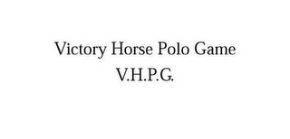 VICTORY HORSE POLO GAME V.H.P.G. logo