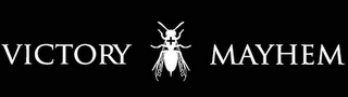 VICTORY + MAYHEM logo