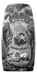 VICTORY TATTOO INK LTD WHALE BLACK logo