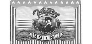 VICTORY TATTOO INK PROUDLY MADE IN AMERICA CAPTAIN'S BLEND SUMI LINER logo
