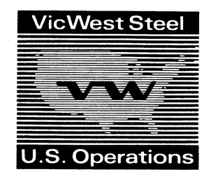 VICWEST STEEL U.S. OPERATIONS VW logo