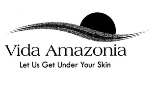 VIDA AMAZONIA LET US GET UNDER YOUR SKIN logo