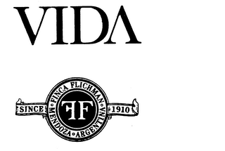 VIDA FINCA FLICHMAN MENDOZA ARGENTINA SINCE 1910 FF logo