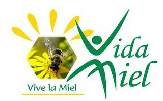 VIDA MIEL VIVE LA MIEL logo