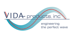 VIDA PRODUCTS, INC. ENGINEERING THE PERFECT WAVE logo