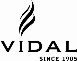 VIDAL SINCE 1905 logo