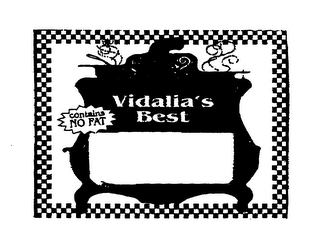VIDALIA'S BEST CONTAINS NO FAT logo