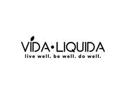 VIDA·LIQUIDA LIVE WELL. BE WELL. DO WELL. logo
