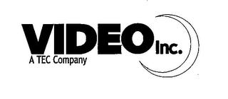 VIDEO INC. A TEC COMPANY logo