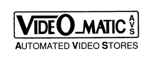 VIDEO MATIC AVS AUTOMATED VIDEO STORES logo