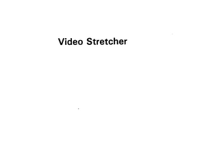 VIDEO STRETCHER logo