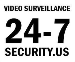 VIDEO SURVEILLANCE 24-7 SECURITY.US logo