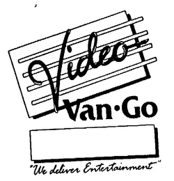 VIDEO VAN - GO "WE DELIVER ENTERTAINMENT" logo