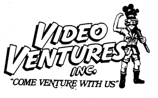VIDEO VENTURES INC. "COME VENTURE WITH US" logo